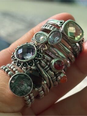 Retired Pandora rings 13 of them